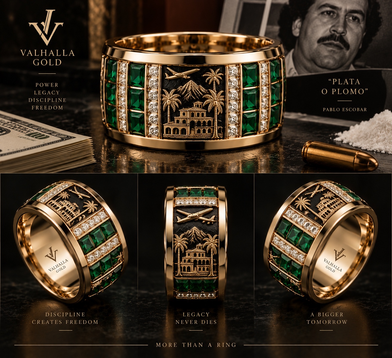 Valhalla Gold Millionaire Concept – PABLO ESCOBAR